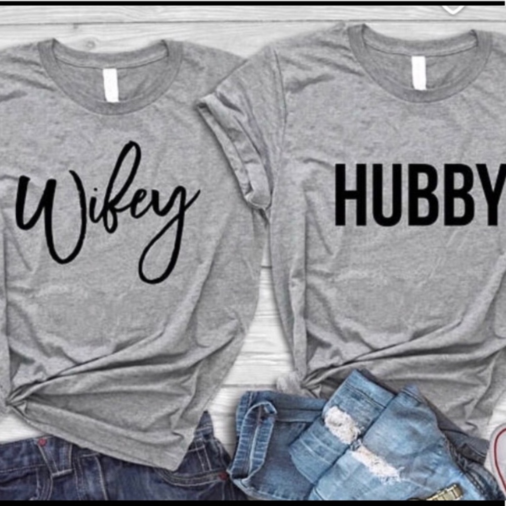 Customize wifey/hubby shirts